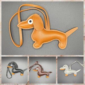 Puffy Large Dachshund Dog Purse and Bag Accessory or Keychain (2025 style)